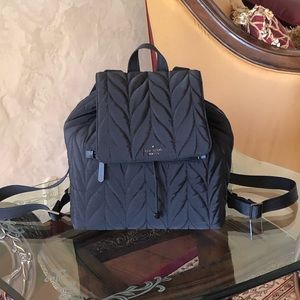 NWT kate spade quilted Backpack back to school